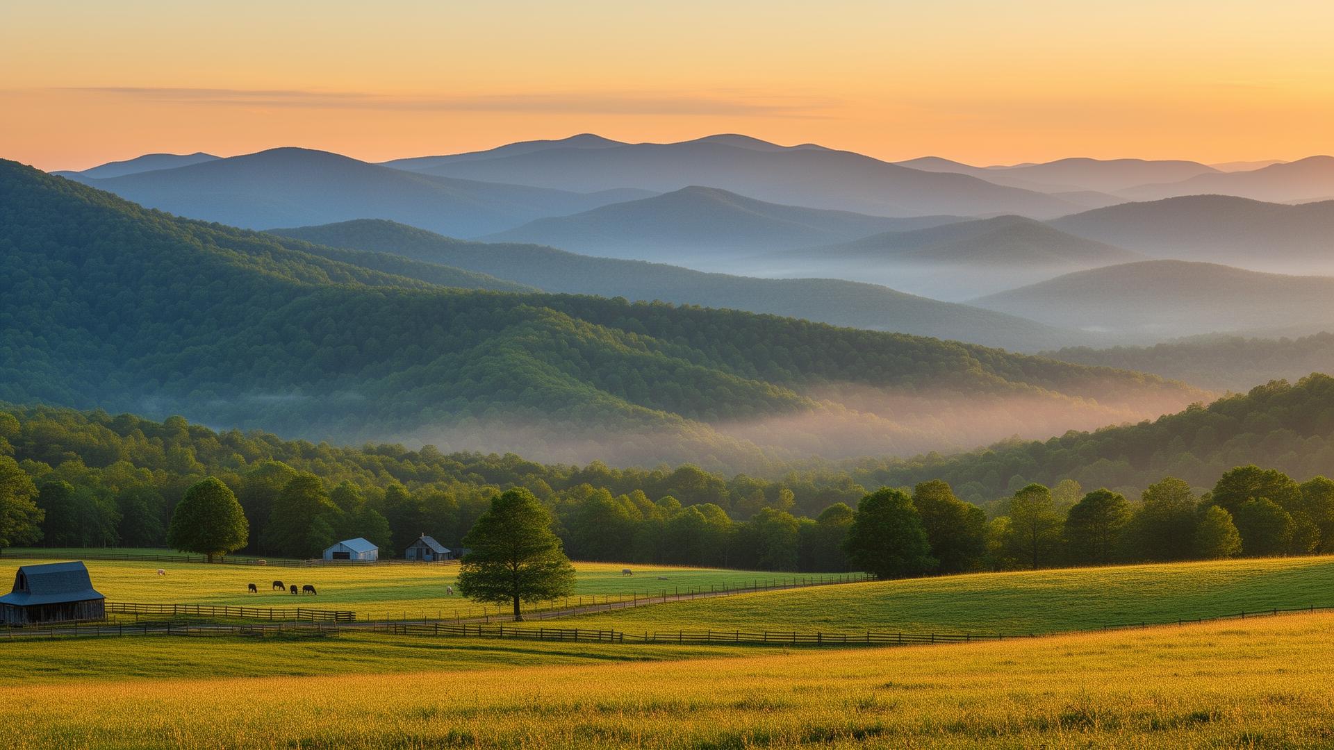 Blue Ridge Mountains landscape